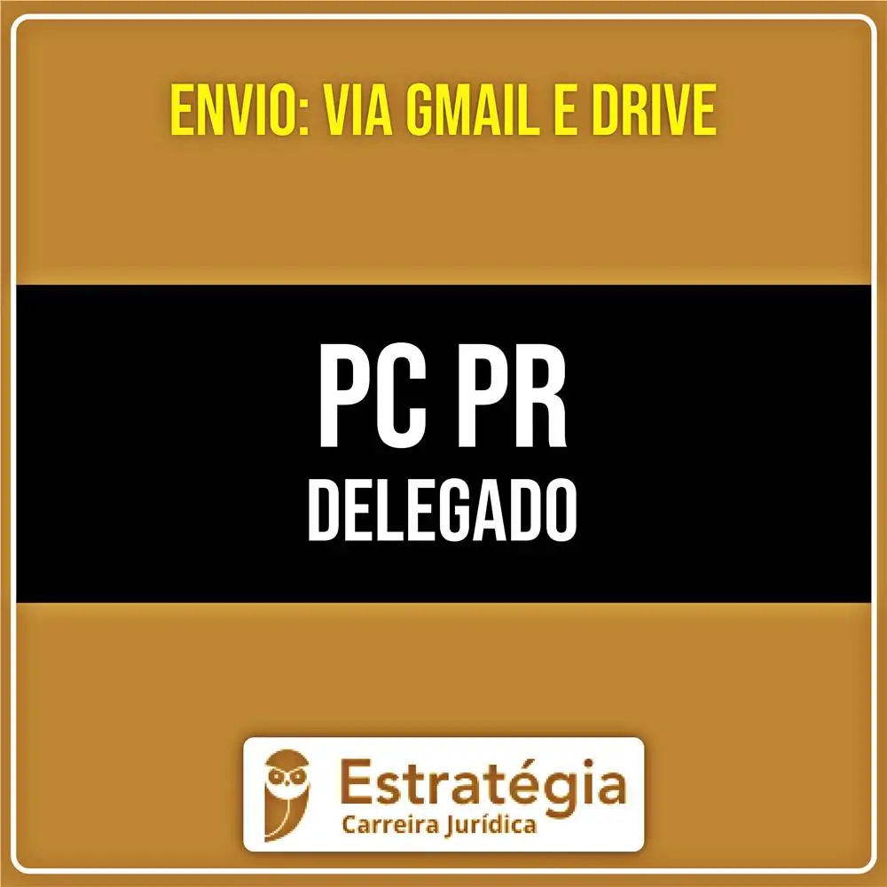 Rateio PC PR PÓS EDITAL 2026 - Delegado - ESTRATÉGIA