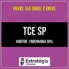 Rateio TCE SP PÓS EDITAL 2026 - Auditor - Especialidade Engenharia Civil - ESTRATÉGIA