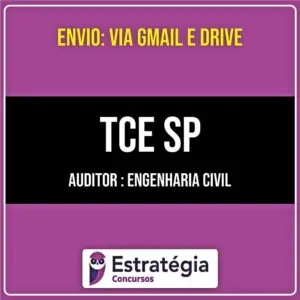 Rateio TCE SP PÓS EDITAL 2026 - Auditor - Especialidade Engenharia Civil - ESTRATÉGIA