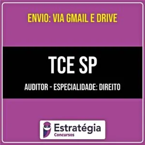 Rateio TCE SP PÓS EDITAL 2026 - Auditor - Especialidade DIREITO - ESTRATÉGIA